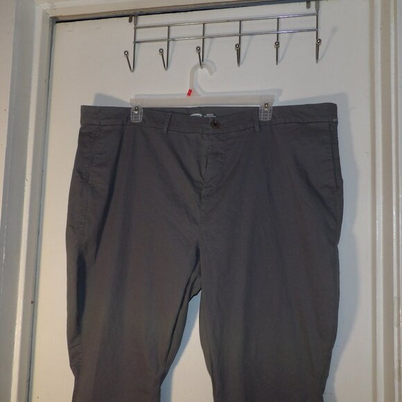 Old Navy Gray Boot Cut Secret Slim Pockets Pants Sz 26 Plus Short - Picture 1 of 7